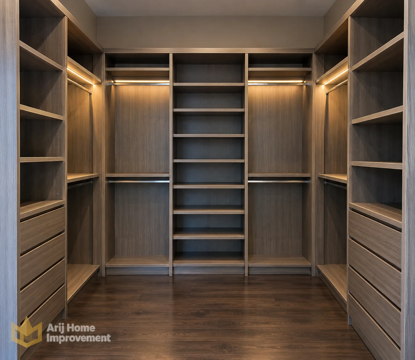 Walk-in Wardrobes design example