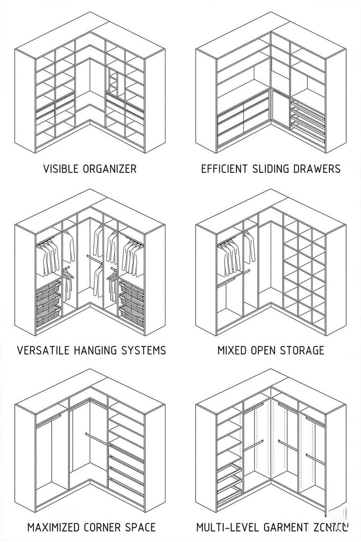 Wardrobe internal layout guide