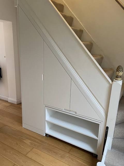 Under-stair pull-out drawers