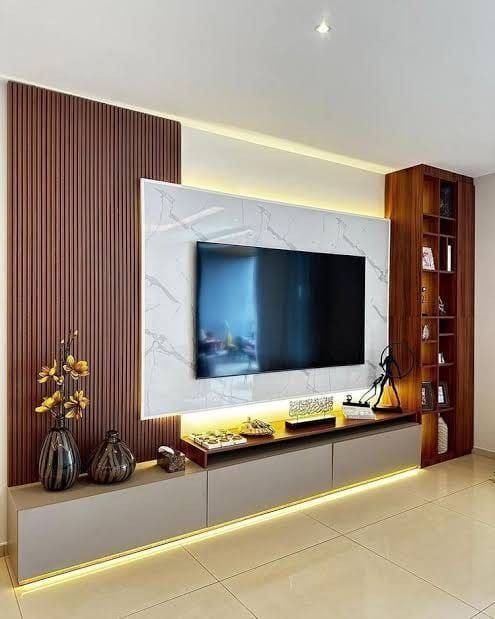 Custom TV media wall Sydney