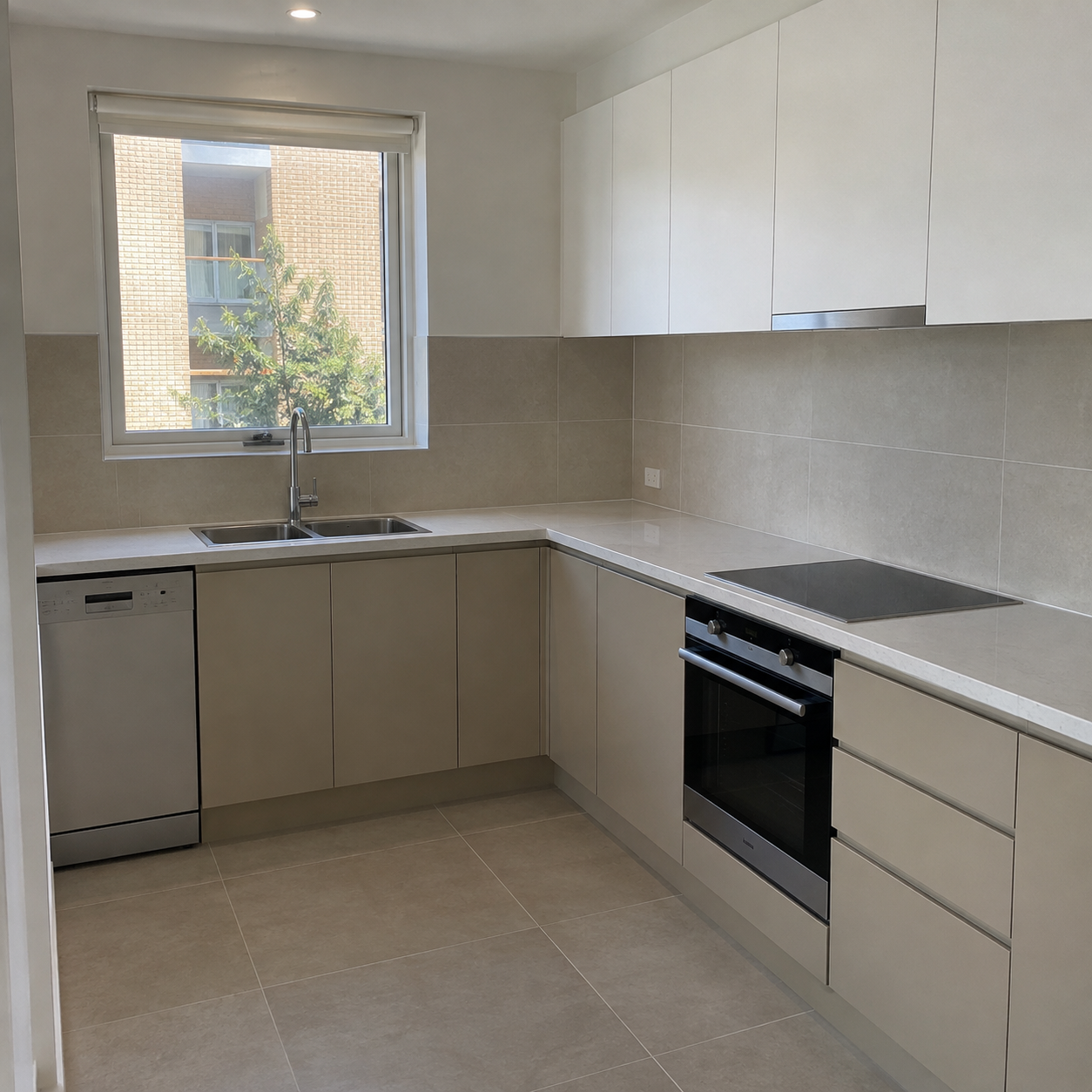 Compact kitchen design showcase showing custom cabinetry